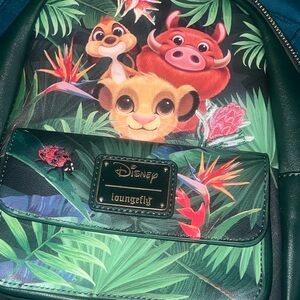Disney Loungefly Jungle Friends Backpack - Green